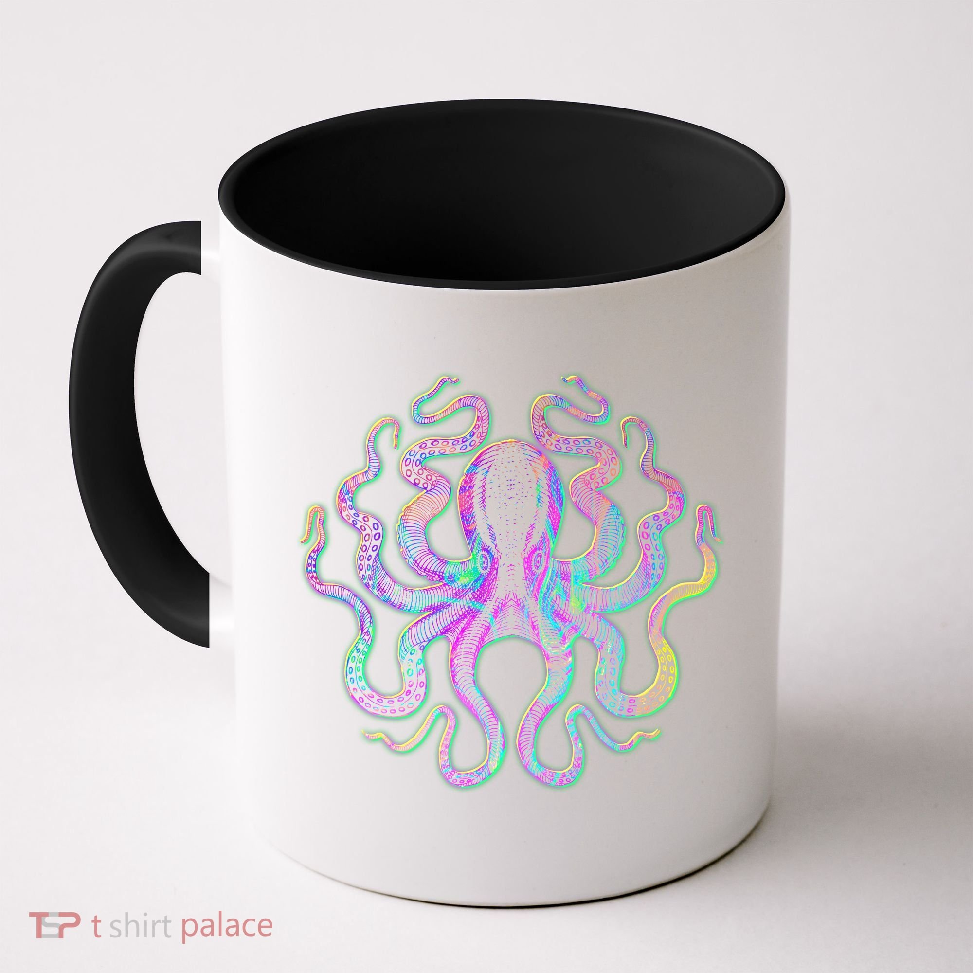 Psychedelic Octopus Coffee Mug