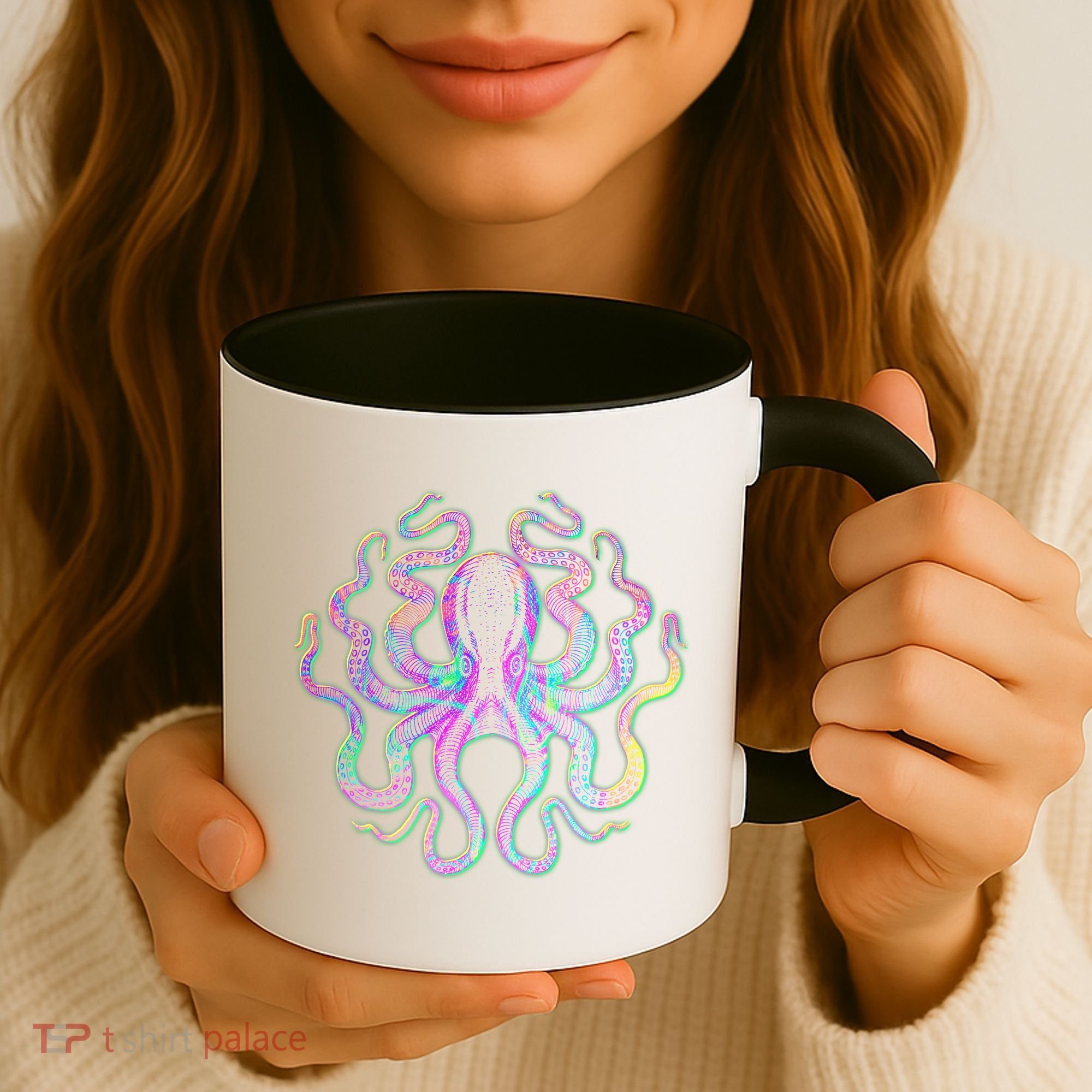 Psychedelic Octopus Coffee Mug