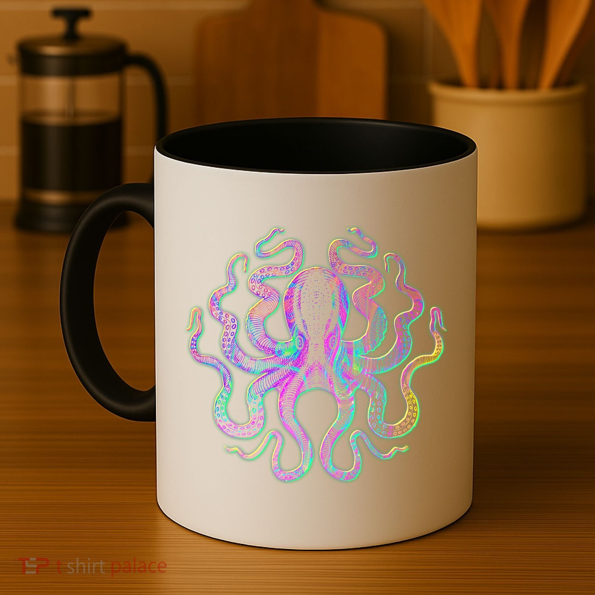 Psychedelic Octopus Coffee Mug
