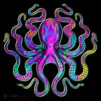 Psychedelic Octopus Polo thumb 3
