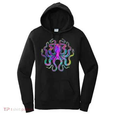 Psychedelic Octopus Women's Hoodie