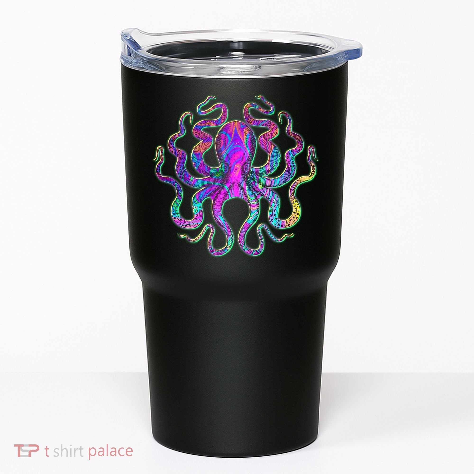 Psychedelic Octopus Tumbler