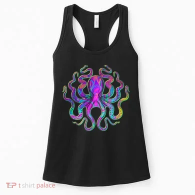Psychedelic Octopus Women's Tank Top