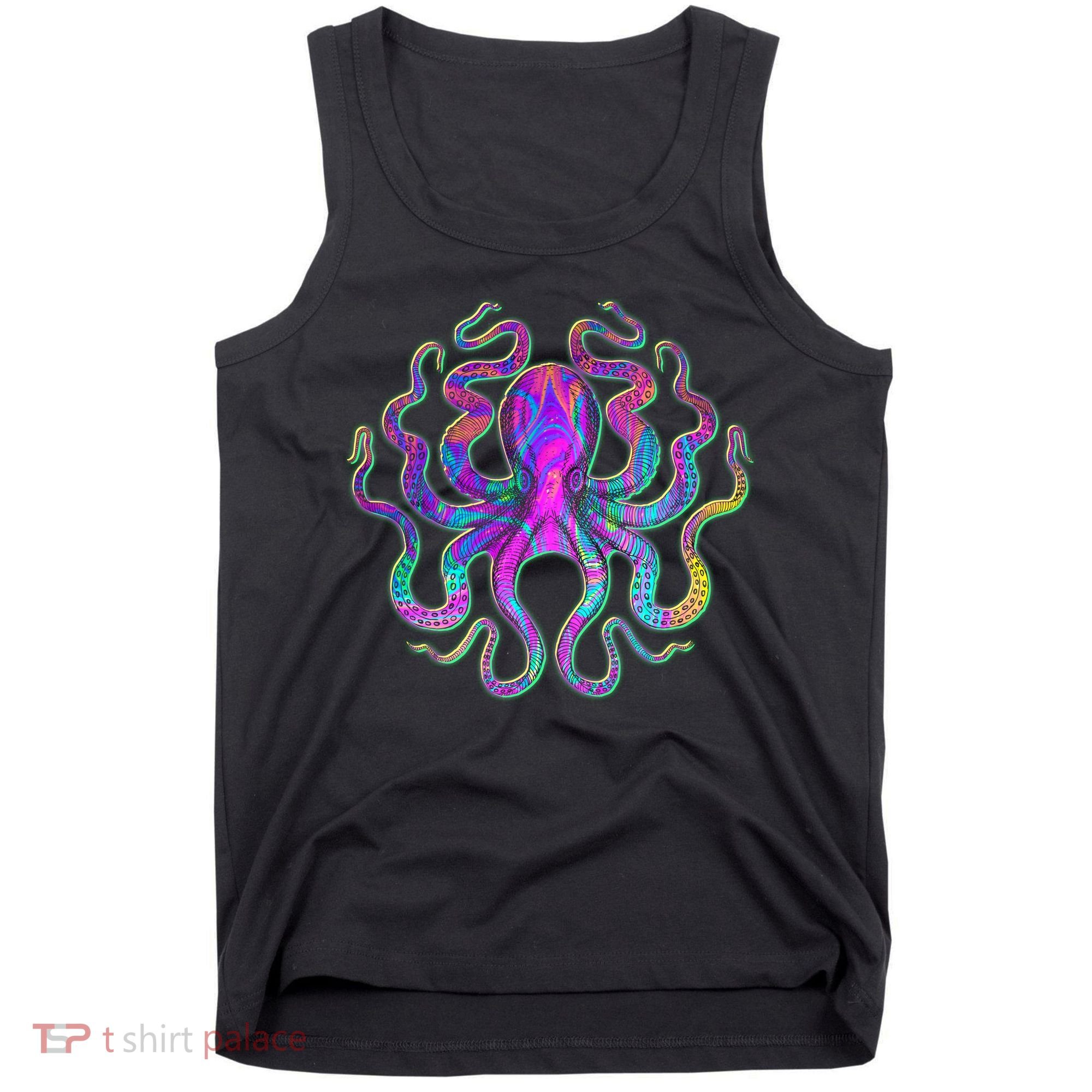 Psychedelic Octopus Tank Top