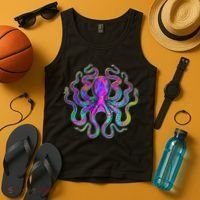 Psychedelic Octopus Tank Top thumb 4