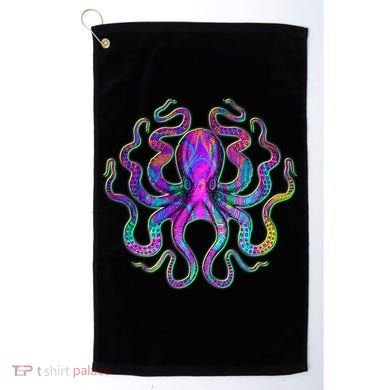 Psychedelic Octopus Golf Towel