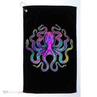Psychedelic Octopus Golf Towel thumb 0