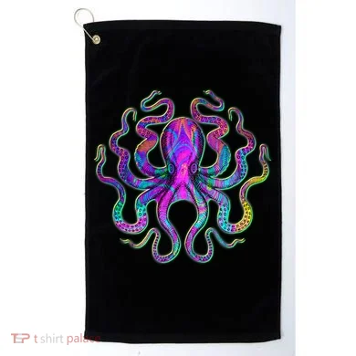 Psychedelic Octopus Golf Towel