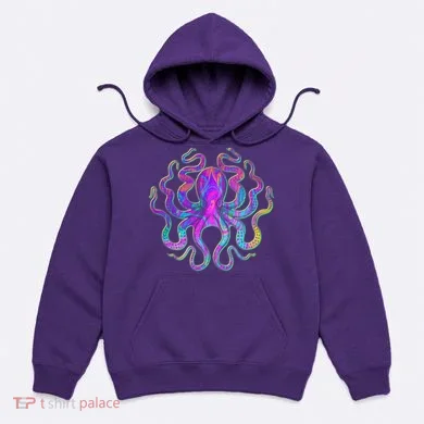 Psychedelic Octopus Hoodie