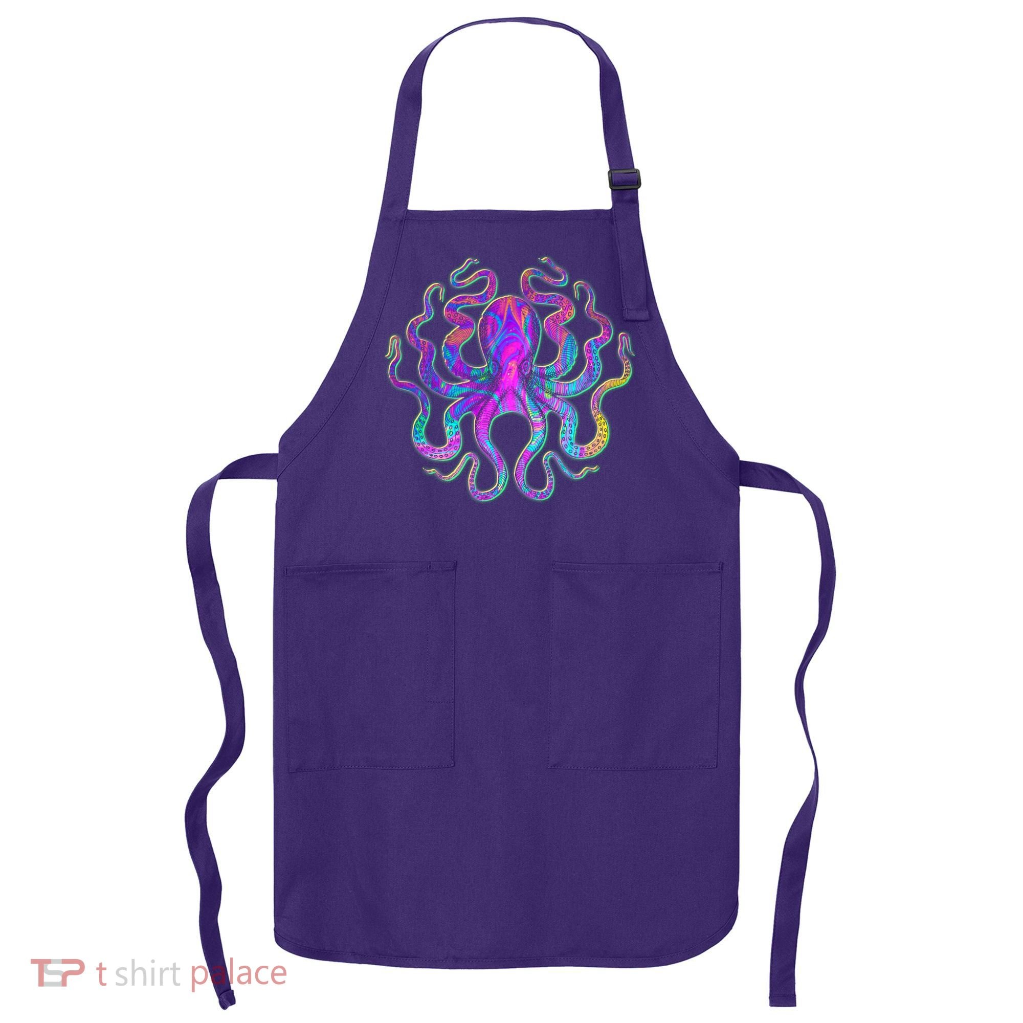Psychedelic Octopus Apron