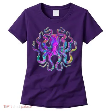 Psychedelic Octopus Women's T-Shirt
