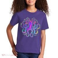 Psychedelic Octopus Kids T-Shirt thumb 2
