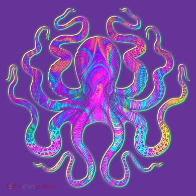 Psychedelic Octopus Kids T-Shirt