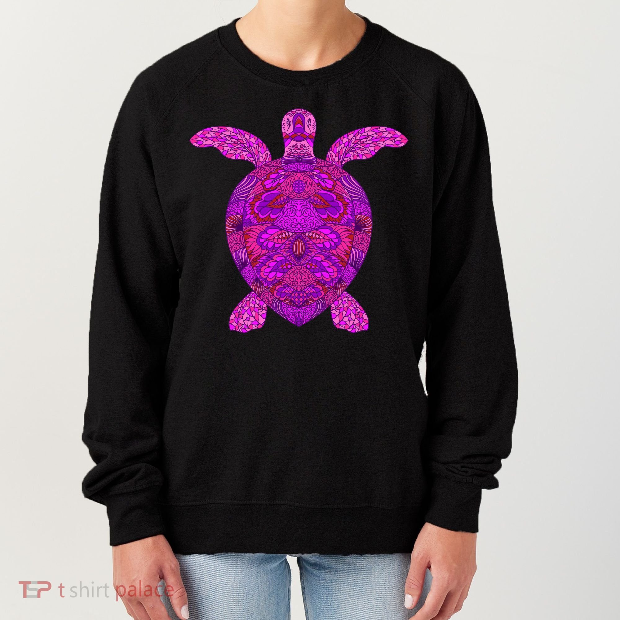 Psychedelic Turtle Women's Sweatshirt