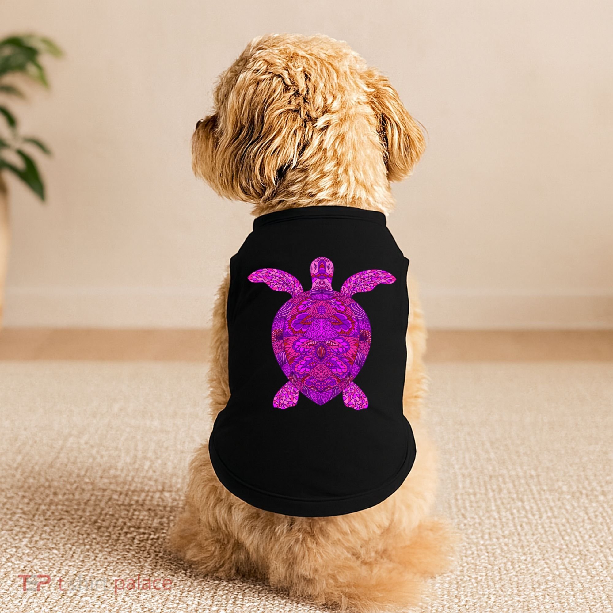 Psychedelic Turtle Doggie Tank