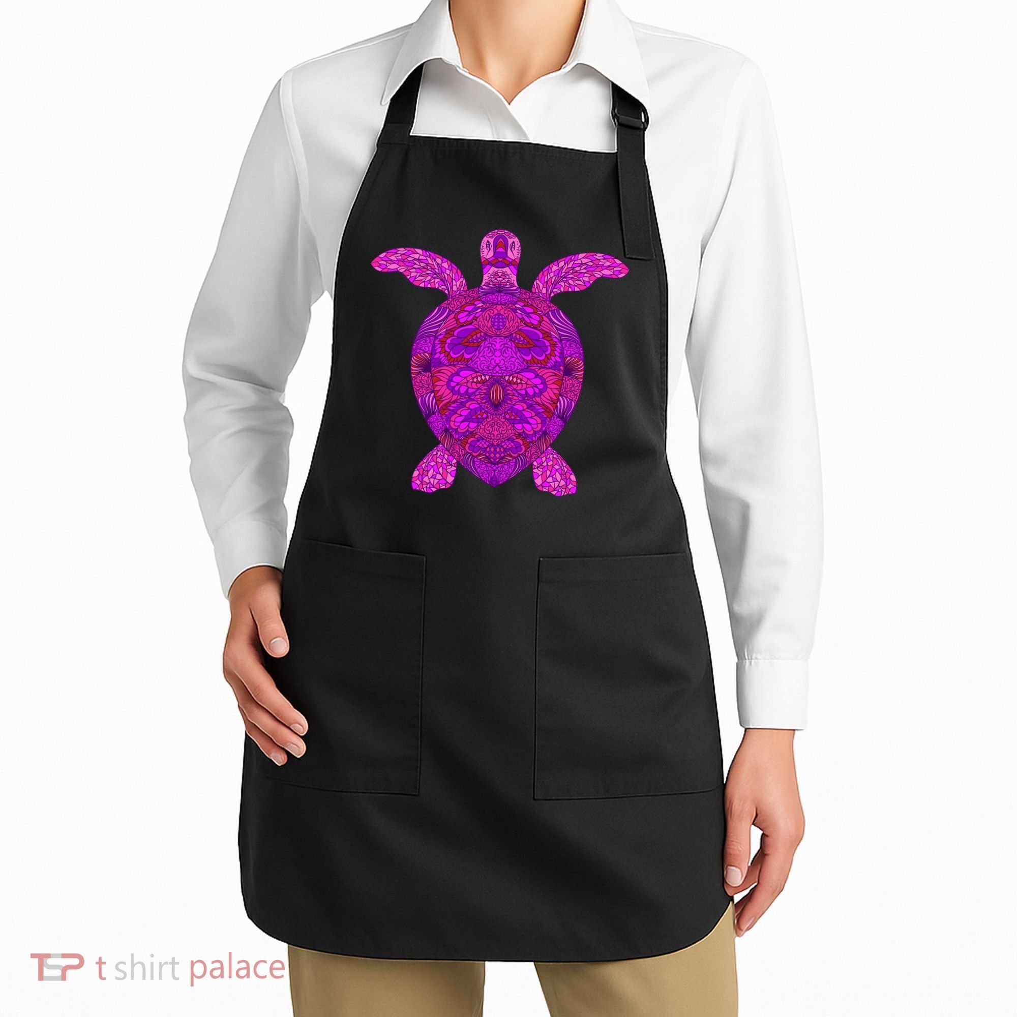Psychedelic Turtle Apron