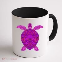 Psychedelic Turtle Coffee Mug thumb 1