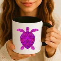 Psychedelic Turtle Coffee Mug thumb 3