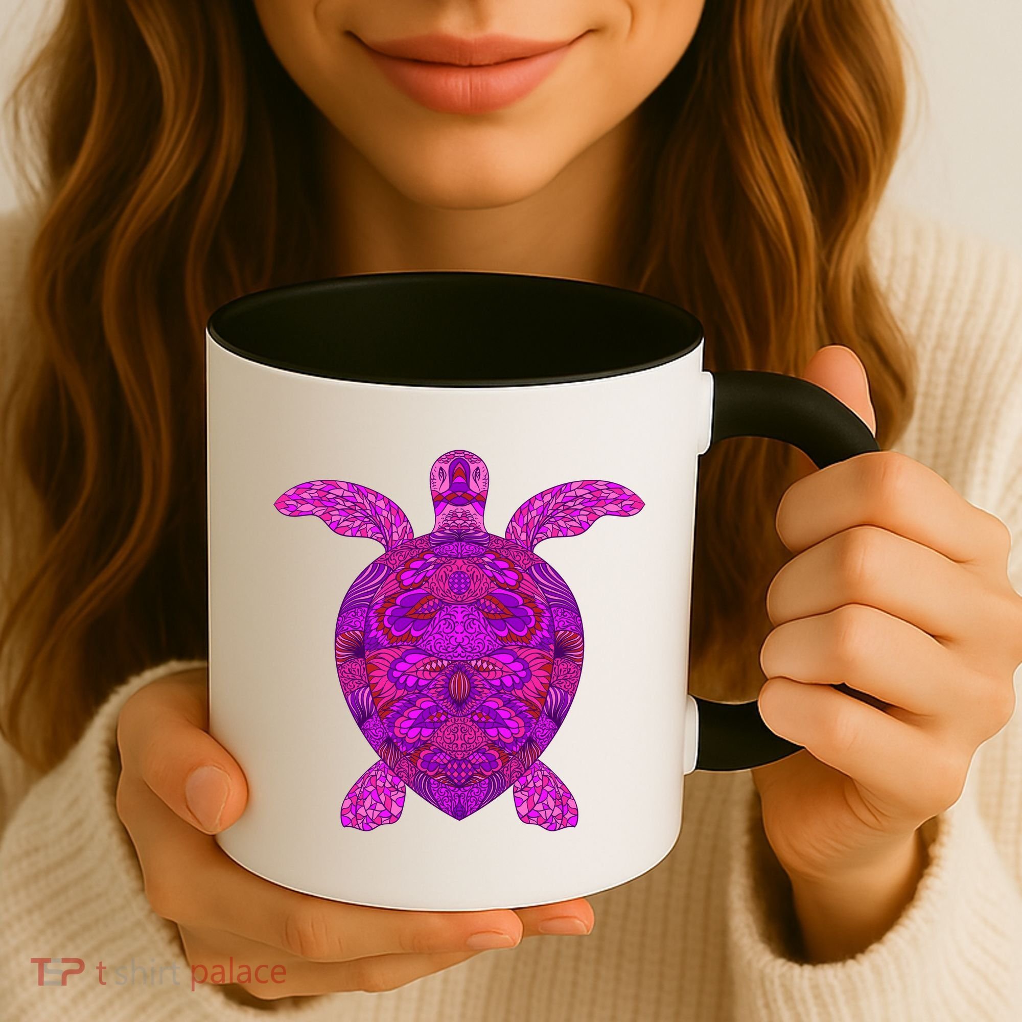 Psychedelic Turtle Coffee Mug
