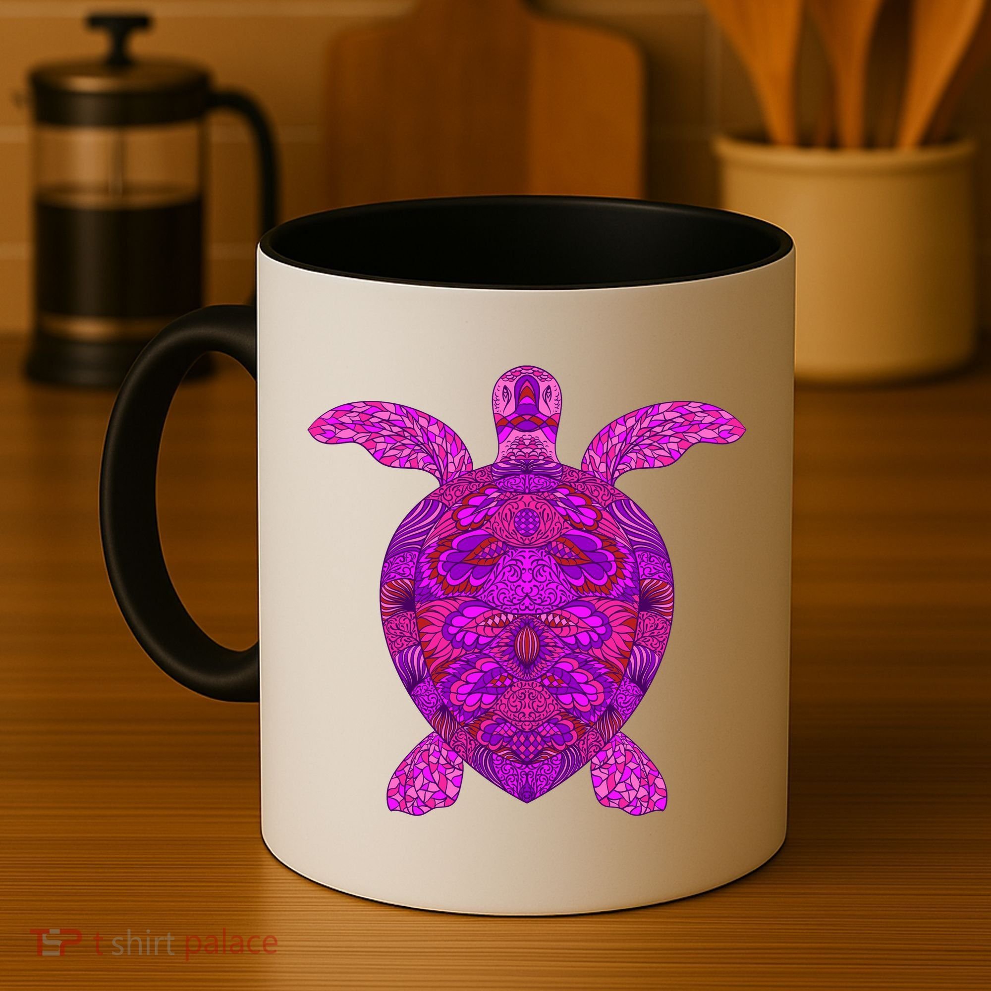 Psychedelic Turtle Coffee Mug