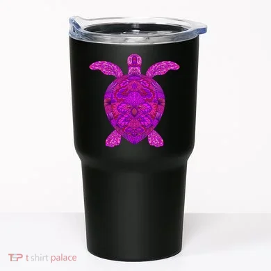 Psychedelic Turtle Tumbler