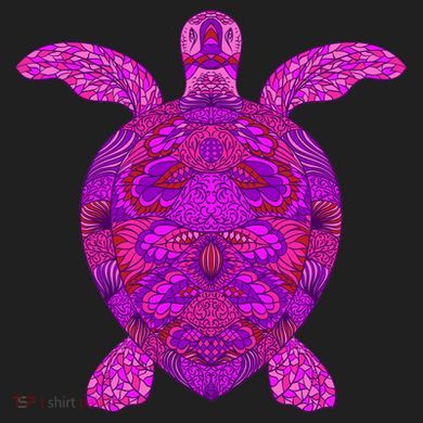 Psychedelic Turtle 24oz Duet Stainless Steel Tumbler