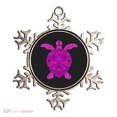 Psychedelic Turtle Ornament
