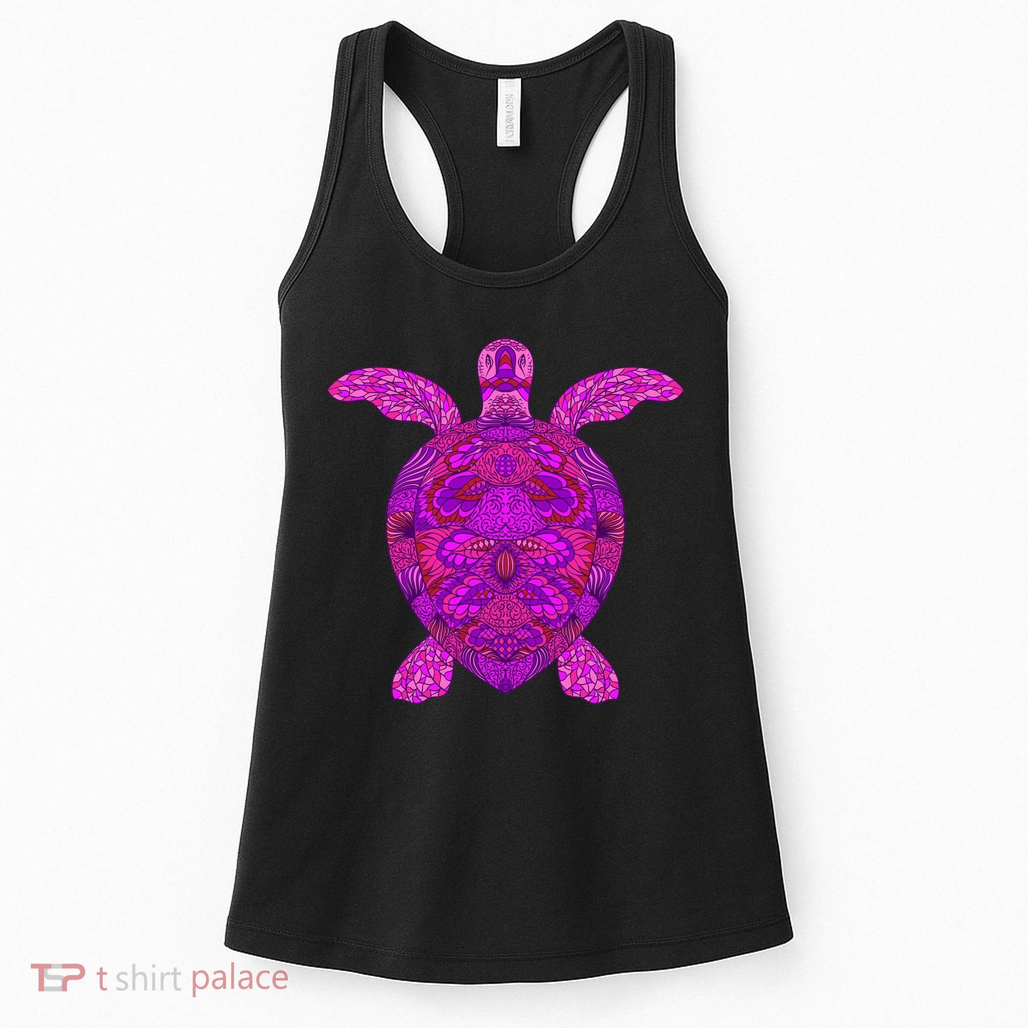 Psychedelic Turtle Women's Tank Top