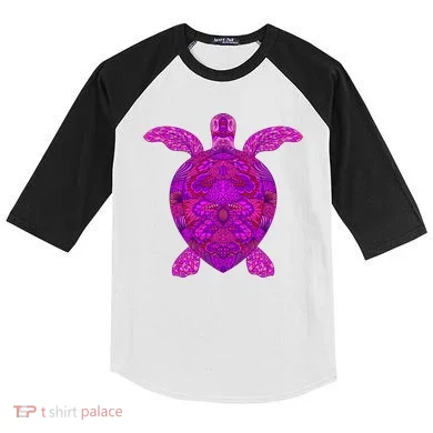 Psychedelic Turtle Kids Colorblock Raglan Jersey