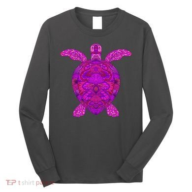 Psychedelic Turtle Long Sleeve Shirt