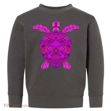 Psychedelic Turtle Toddler Sweatshirt