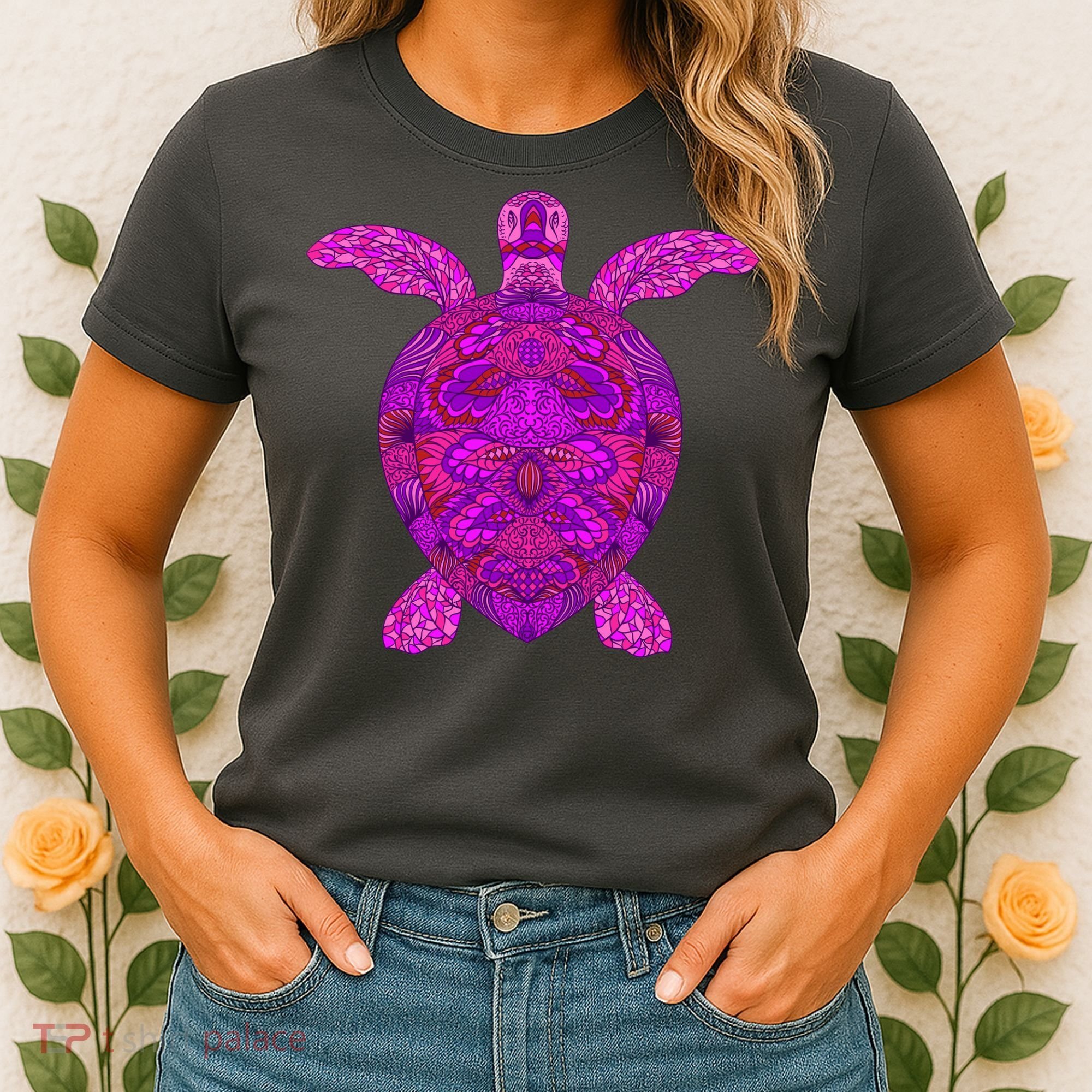 Psychedelic Turtle Women's T-Shirt