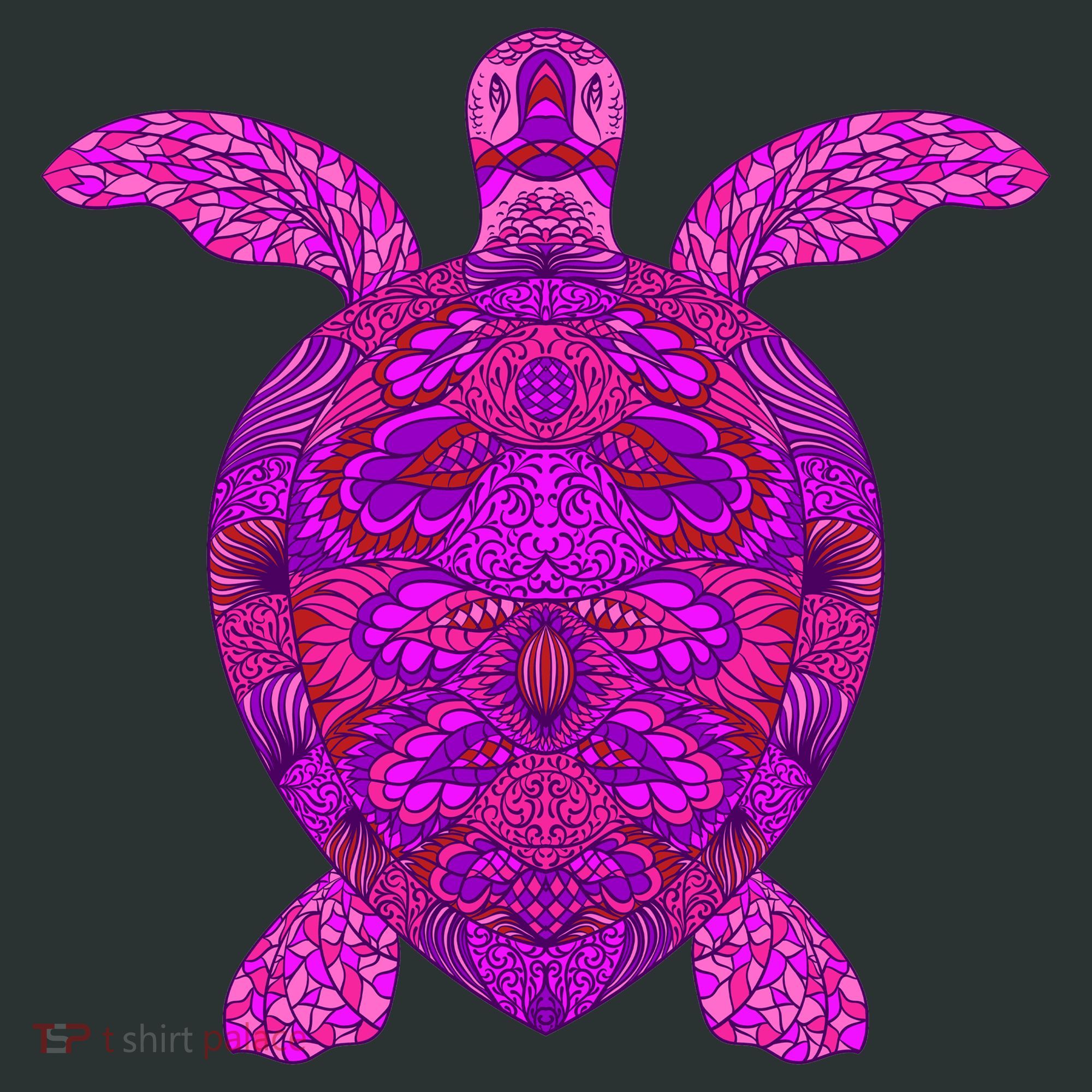 Psychedelic Turtle Women's T-Shirt