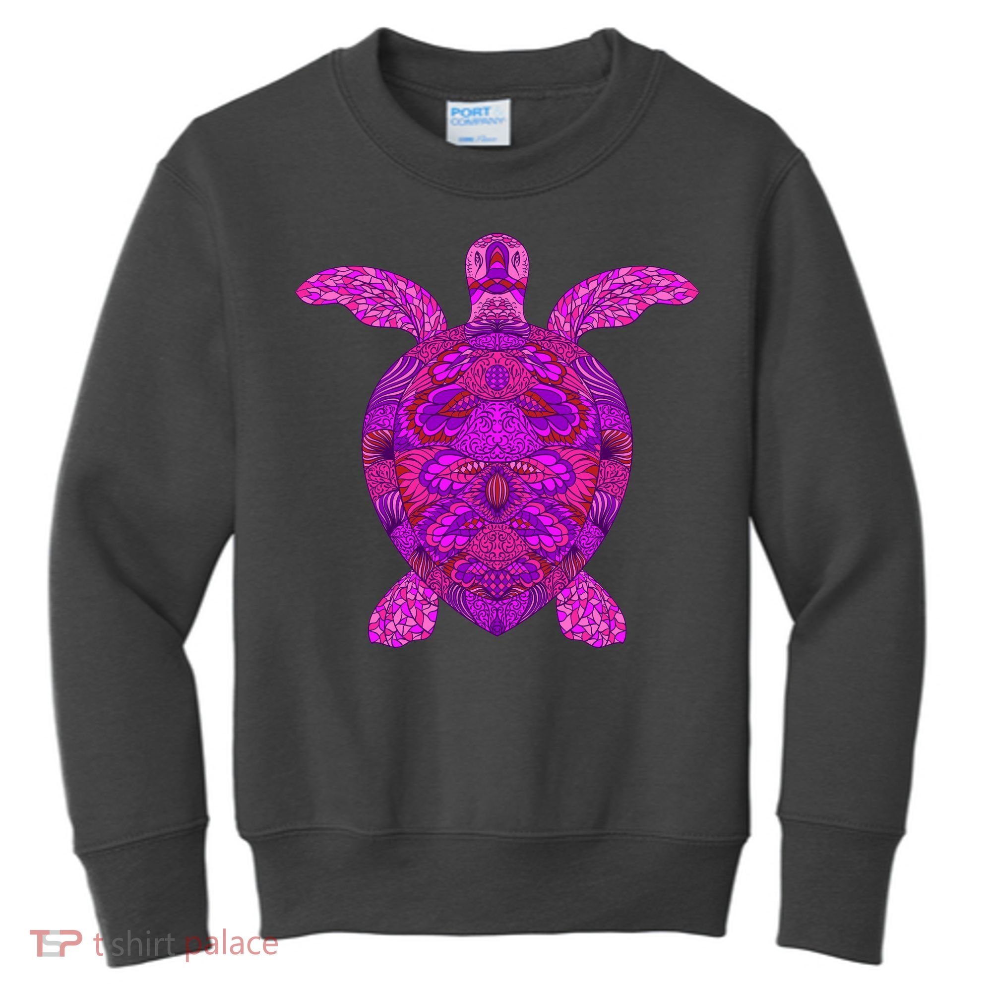 Psychedelic Turtle Kids Sweatshirt