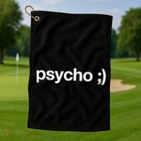 Psycho Golf Towel thumb 1