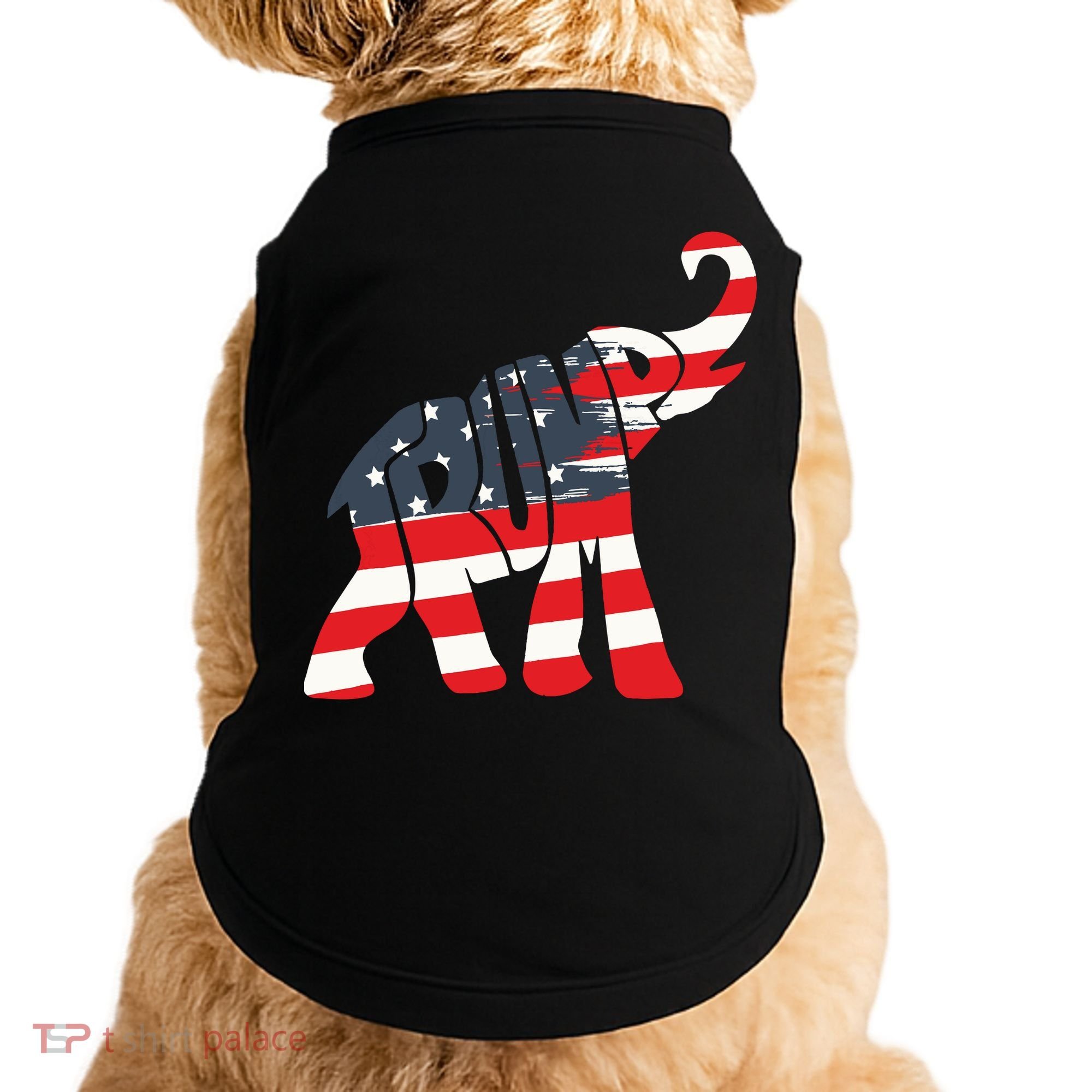 President Trump 2024 Republican Elephant Trump Supporter Doggie Tank