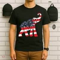 President Trump 2024 Republican Elephant Trump Supporter T-Shirt thumb 6