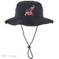 President Trump 2024 Republican Elephant Trump Supporter Bucket Hat thumb 0