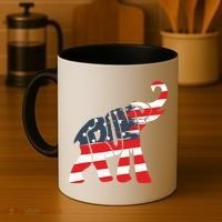 President Trump 2024 Republican Elephant Trump Supporter Coffee Mug thumb 4