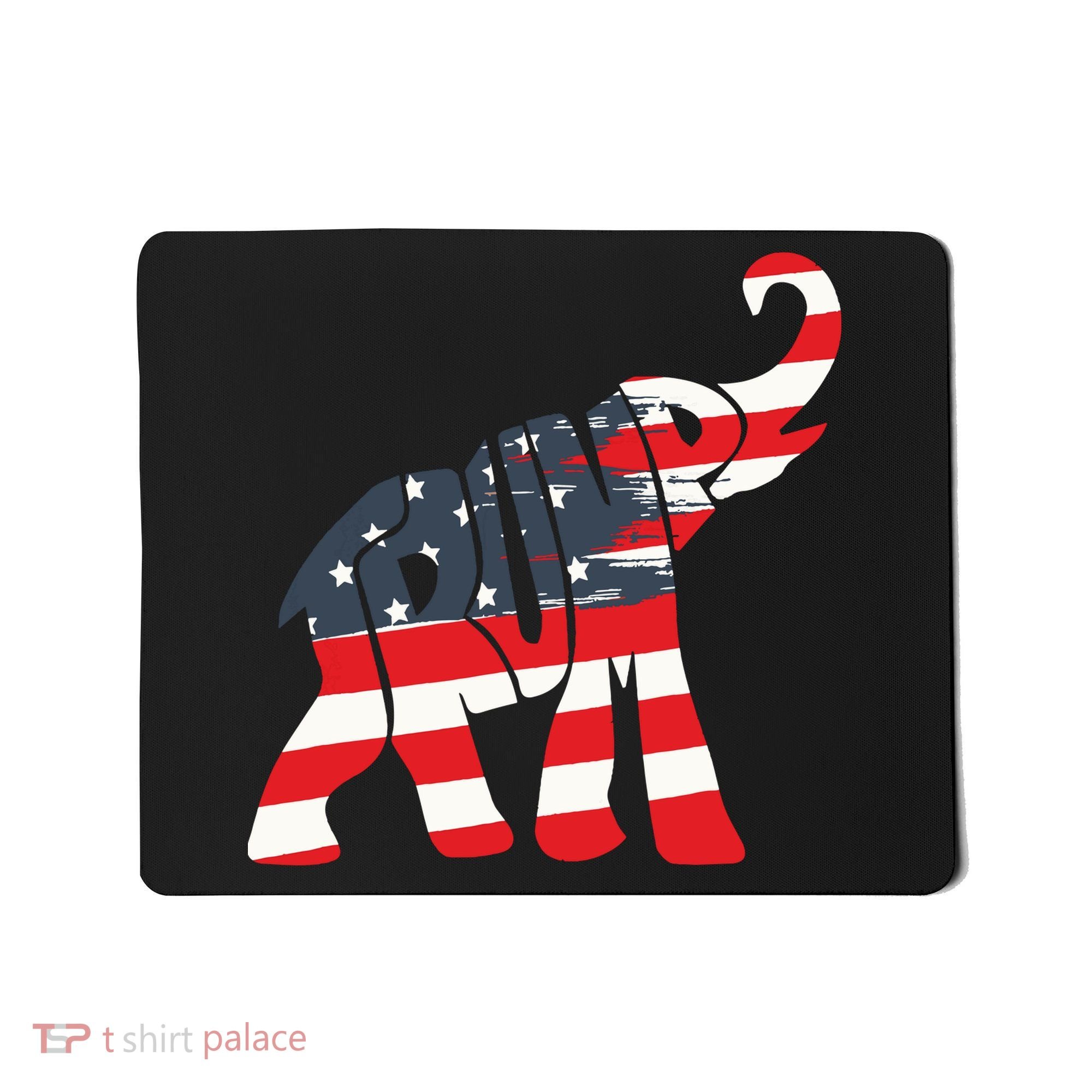 President Trump 2024 Republican Elephant Trump Supporter Mousepad