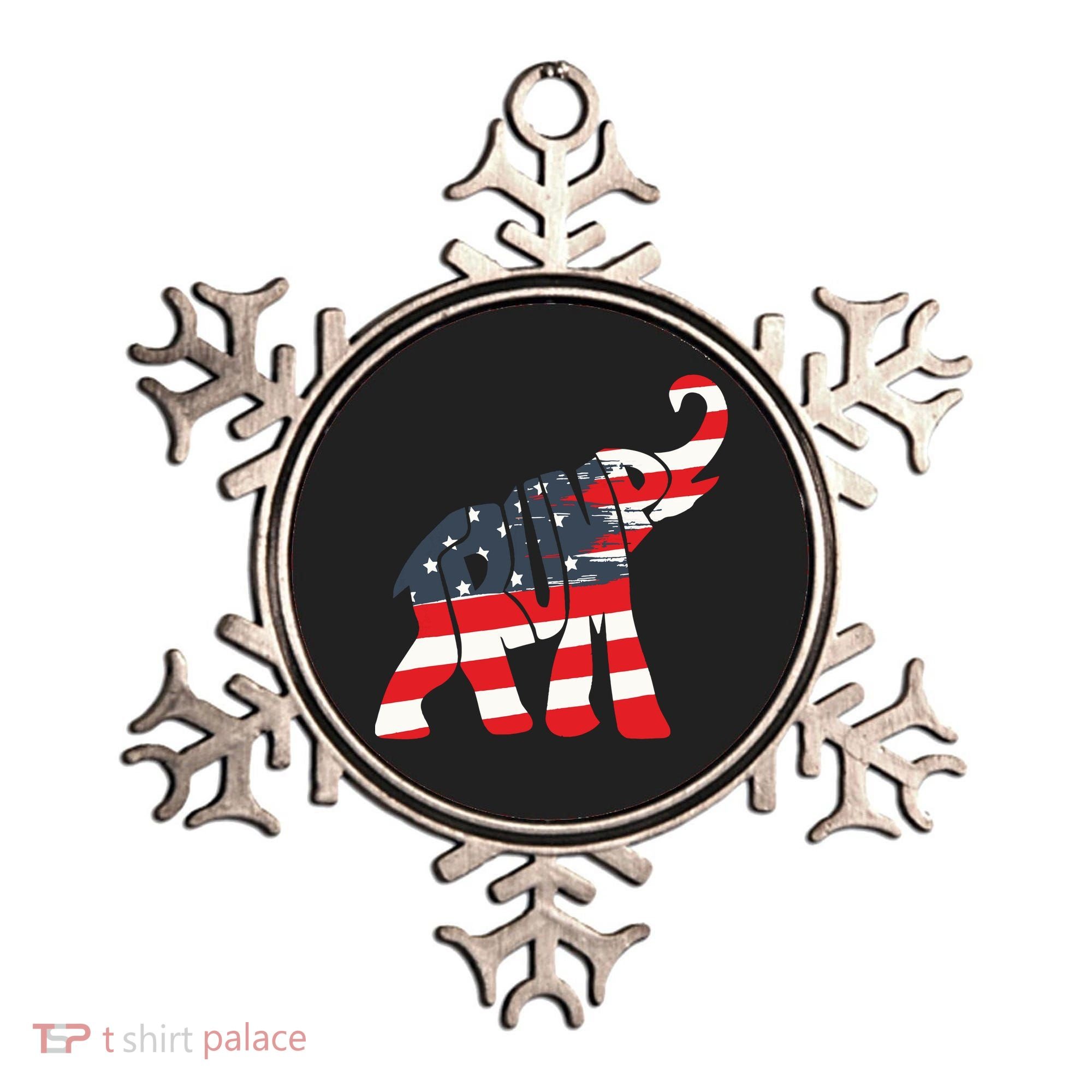 President Trump 2024 Republican Elephant Trump Supporter Ornament