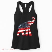 President Trump 2024 Republican Elephant Trump Supporter Women's Tank Top thumb 0