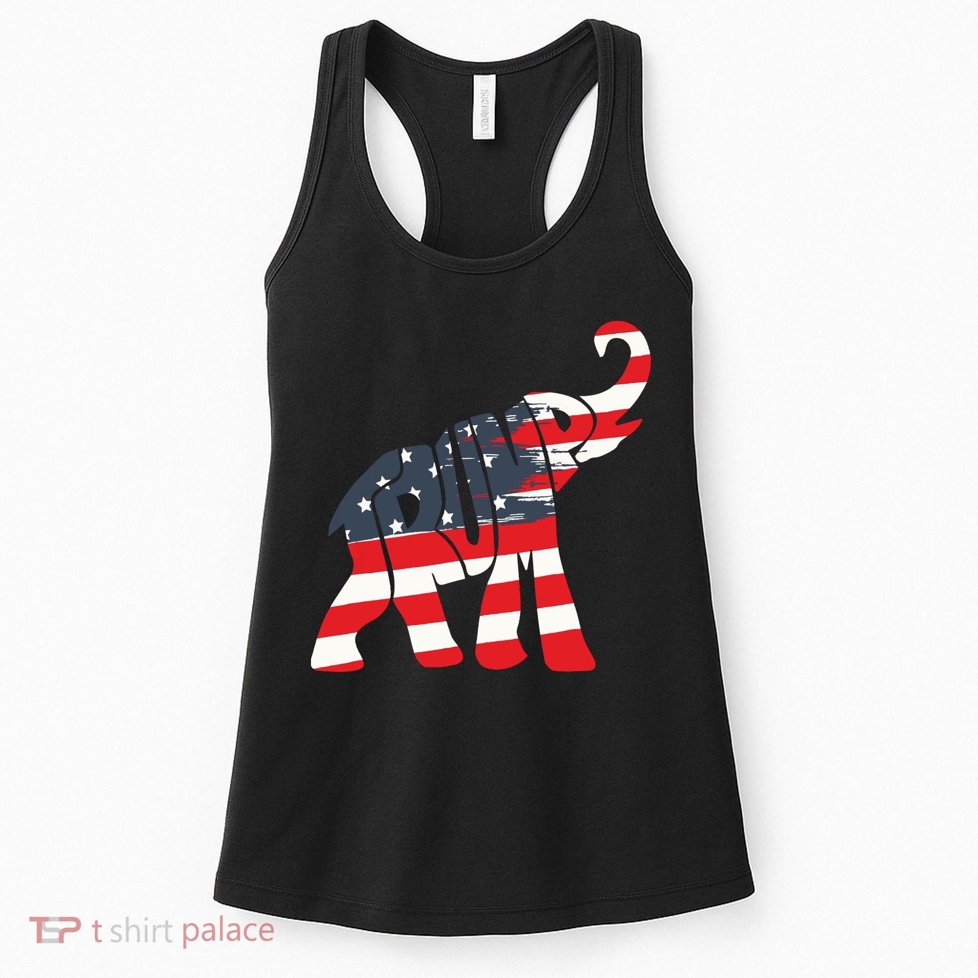 President Trump 2024 Republican Elephant Trump Supporter Women's Tank Top