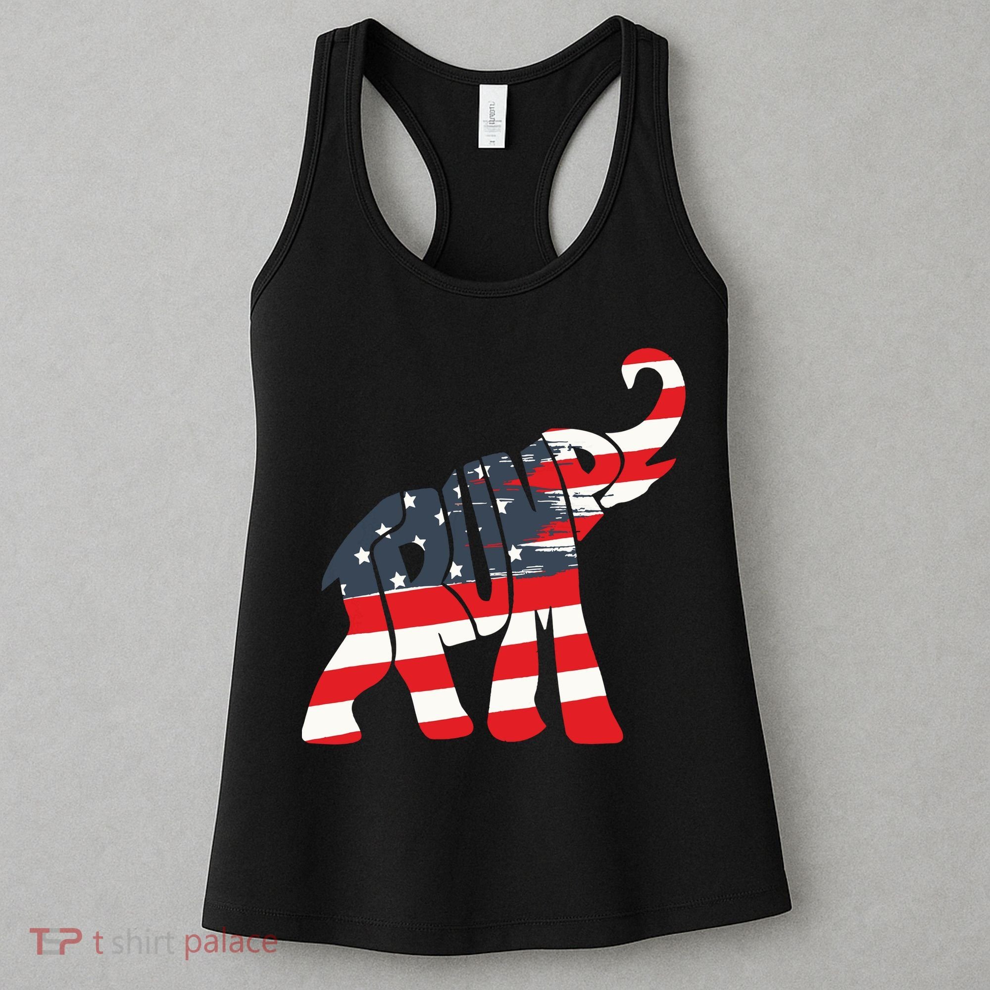President Trump 2024 Republican Elephant Trump Supporter Women's Tank Top