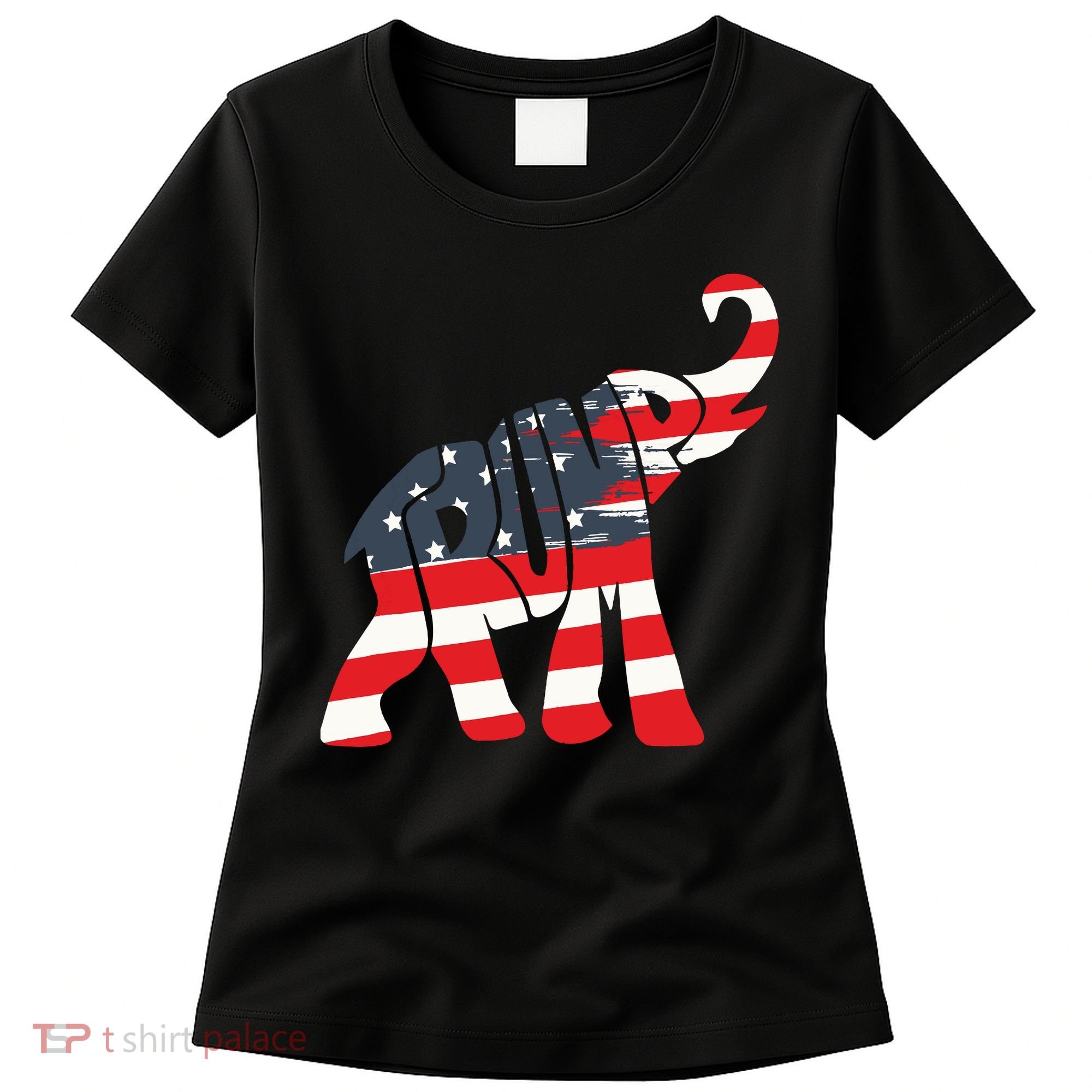 President Trump 2024 Republican Elephant Trump Supporter Women's T-Shirt