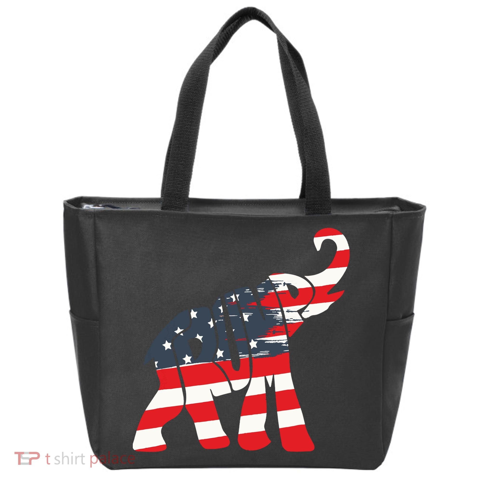 President Trump 2024 Republican Elephant Trump Supporter Tote Bag