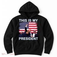 President Trump 2024 This Is My President Hoodie thumb 0