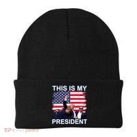 President Trump 2024 This Is My President Beanie thumb 0
