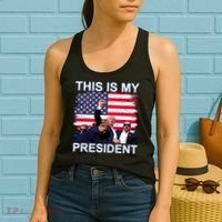 President Trump 2024 This Is My President Women's Tank Top thumb 2
