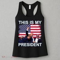 President Trump 2024 This Is My President Women's Tank Top thumb 3